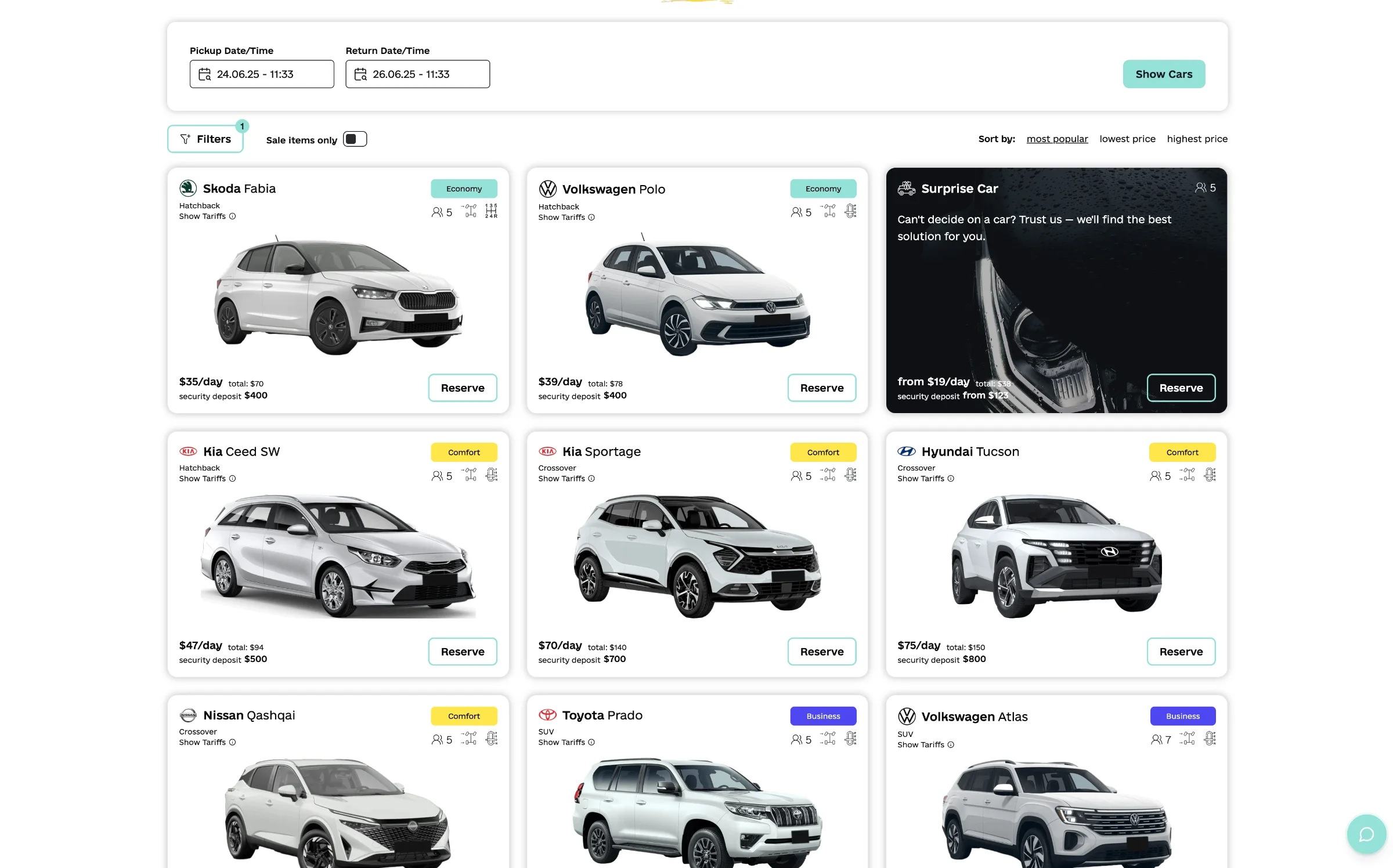 NovaRent — Easy Car Browsing