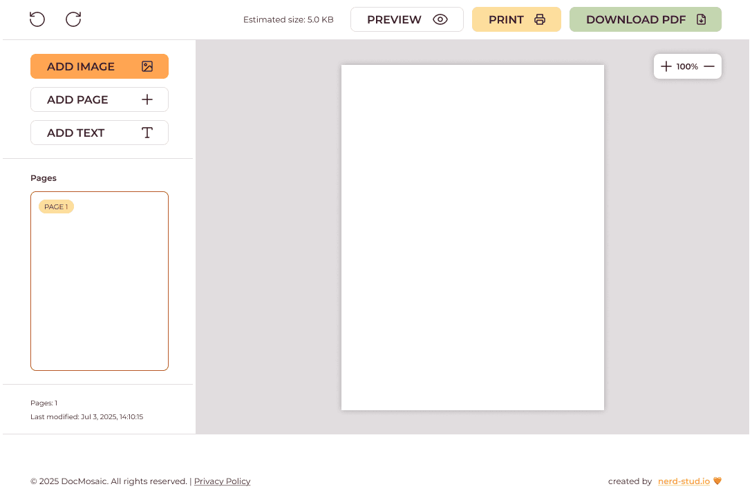 DocMosaic — Web-Based, Mobile-Friendly