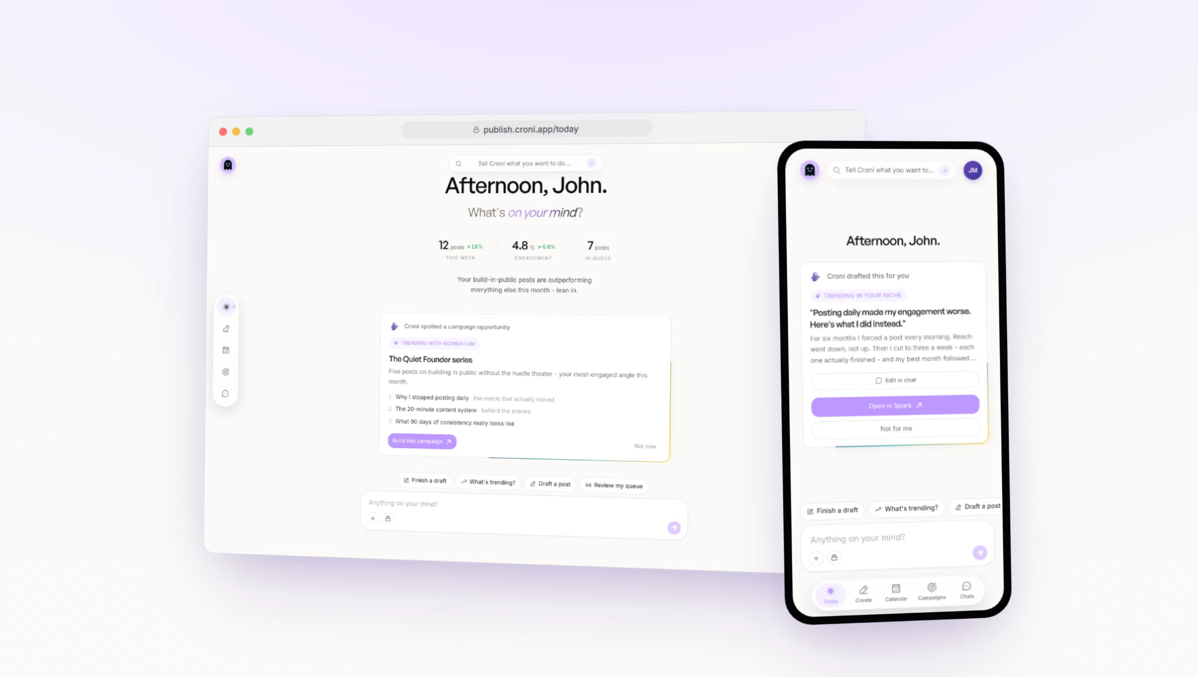 Croni AI — Your Voice, Amplified by AI